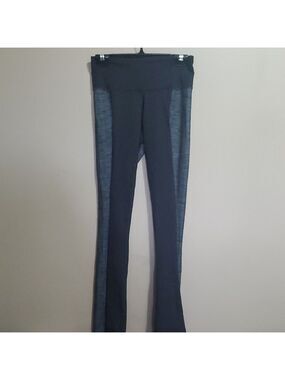 Lululemon Barre Pulse Color Block Black/gray Leggings Size 8